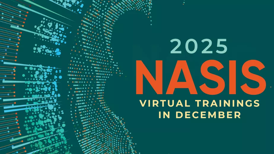 Graphic: 2025 NASIS Virtual Trainings in December